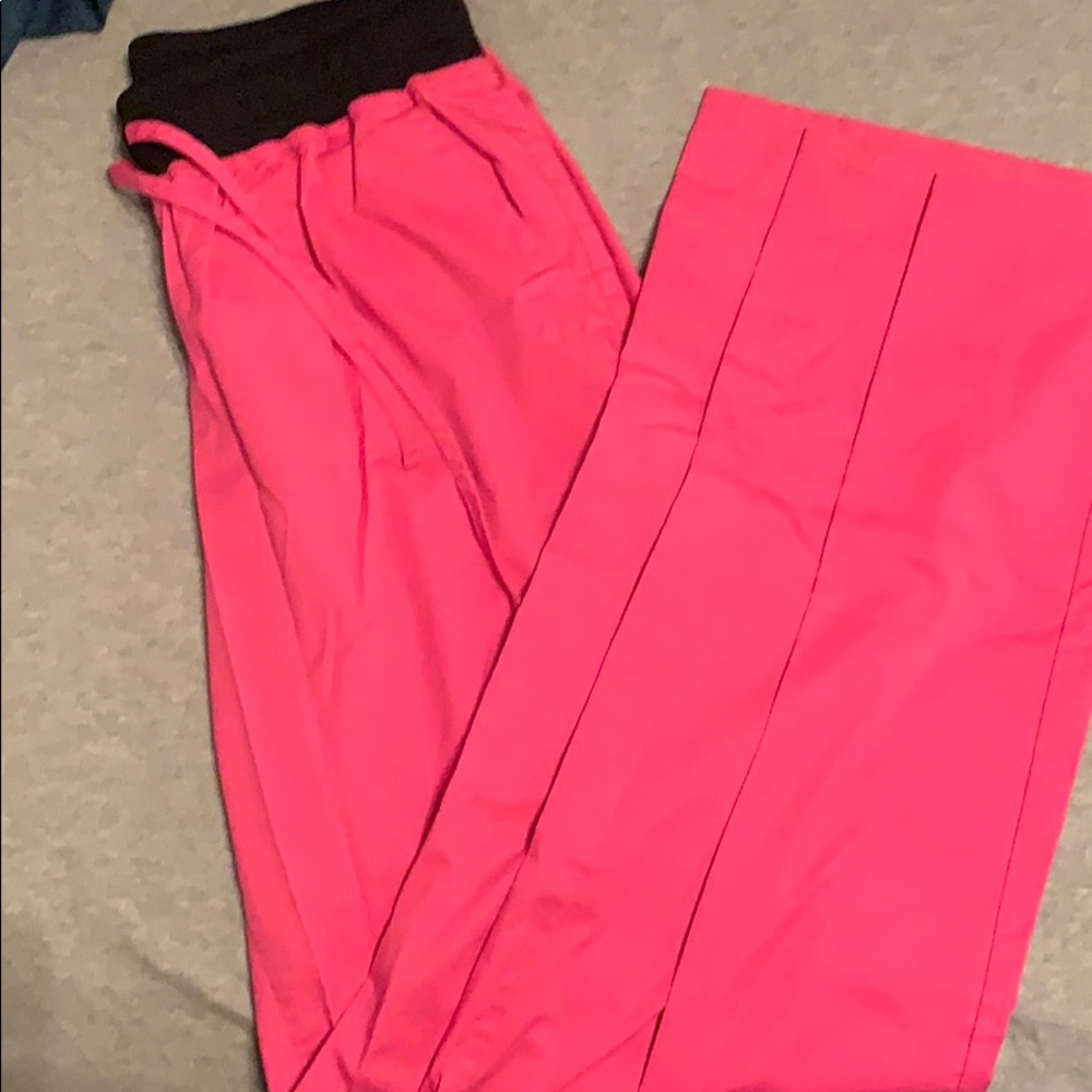 Pink scrub bottoms